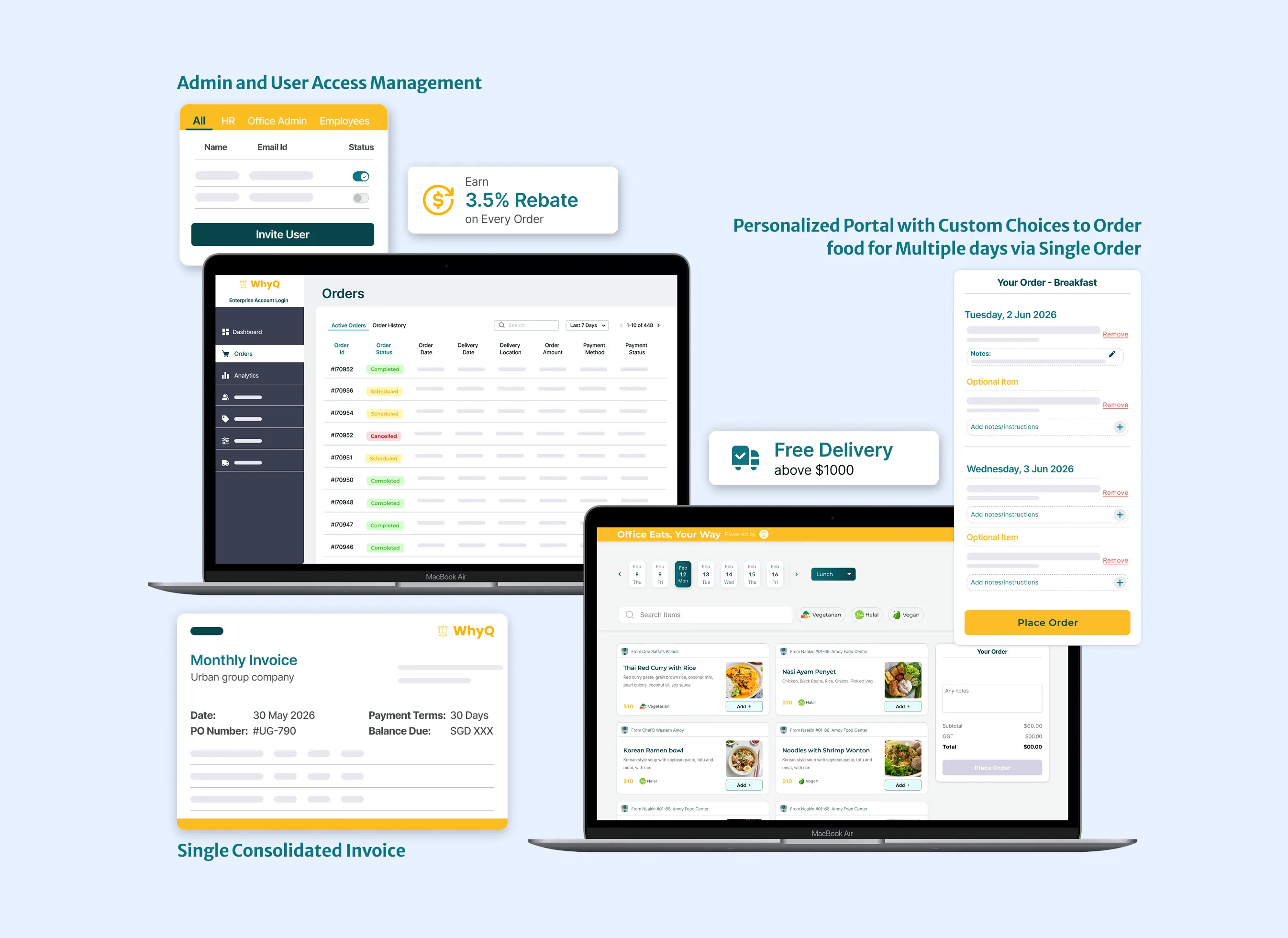 Catering Solutions for Enterprises | WhyQ
